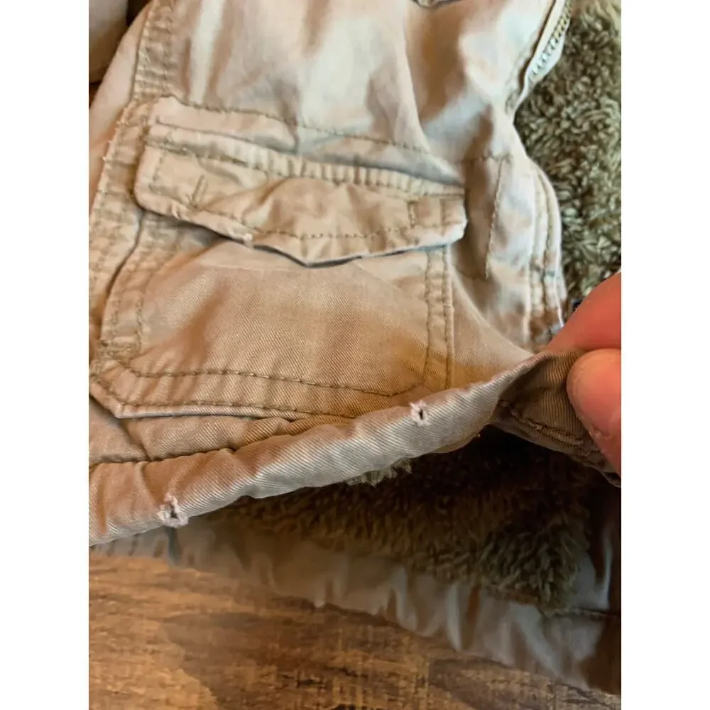 CHILDREN’S PLACE Boy’s Tan Cargo Jacket / Size: 6-9 Months